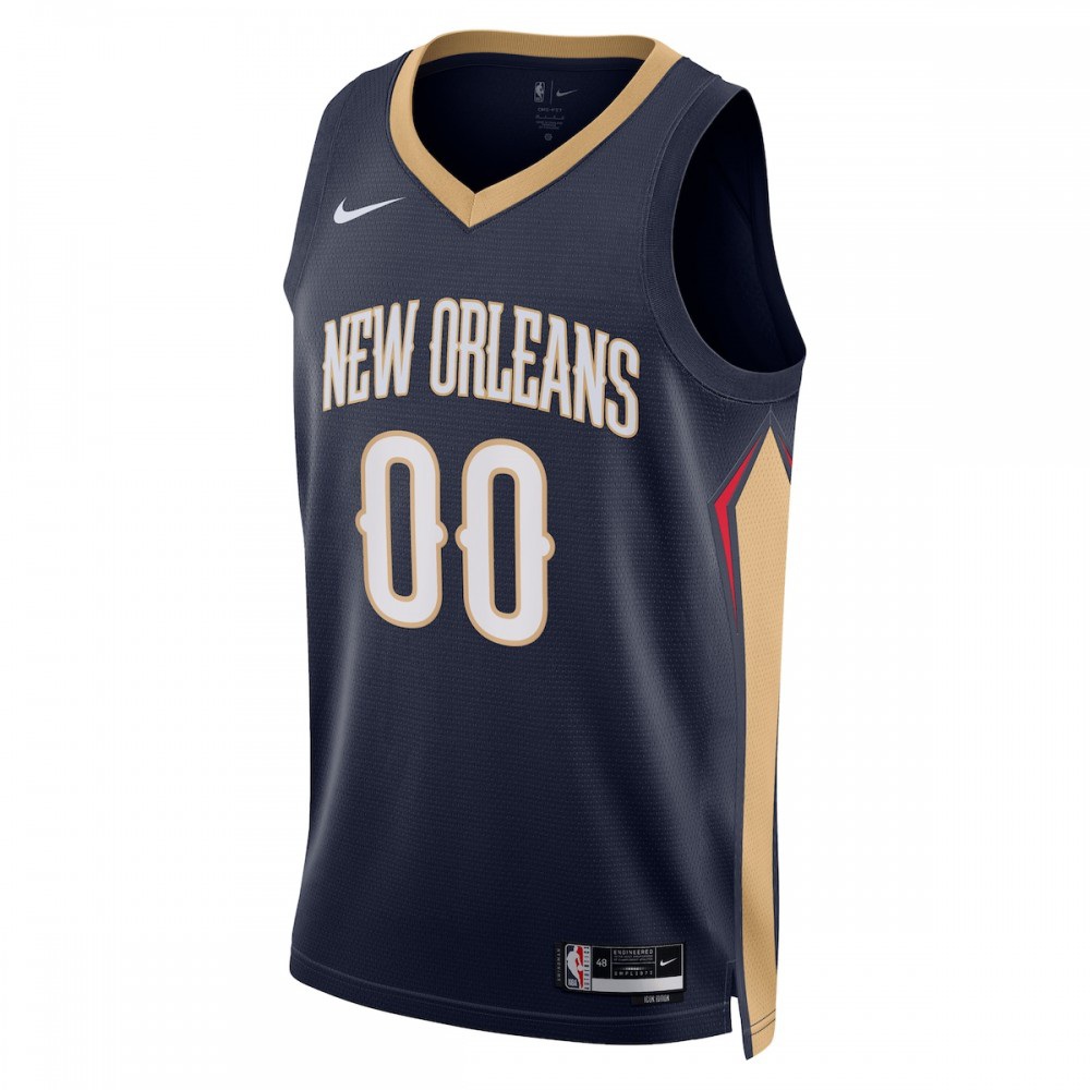 New Orleans Pelicans Unisex 2022/23 Swingman Custom Jersey Navy - Icon Edition-Pro Kit Vault | Brand New 26/27 Sports Jerseys